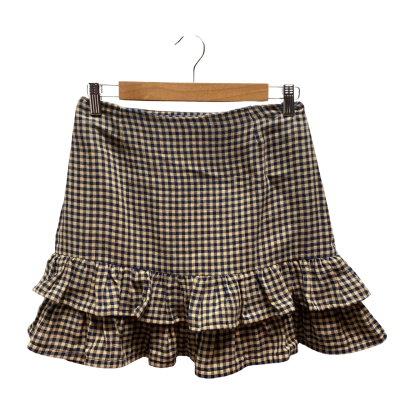 David Jones Girls Size 16 Yellow Pattern Skirt 