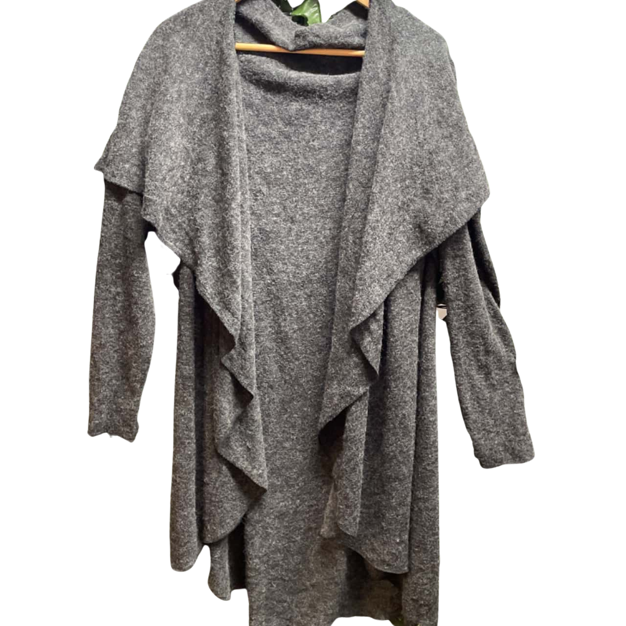 Ishka Womens Size L Long Grey Cardigan(s)