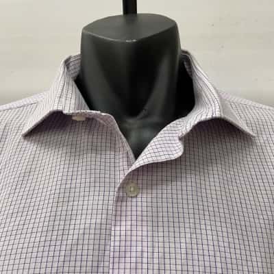 Van Heusen - Men's - Slim Fit - Two Tone Check Long Sleeve Shirt Lightweight