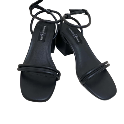 London Rebel Womens Heels Size 5 Black  