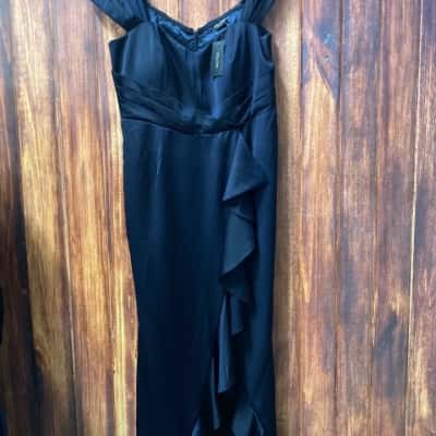 City Chic  Size M Navy Blue  long formal dress new 
