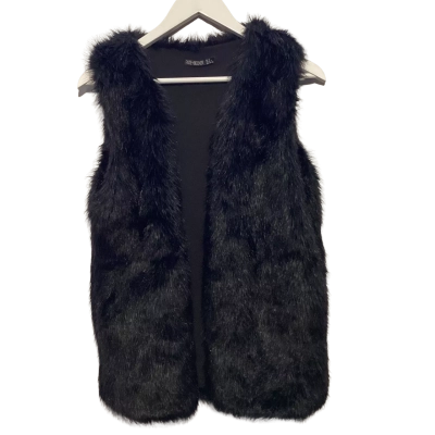 Fate + Becker faux fur Vest Size S Black  