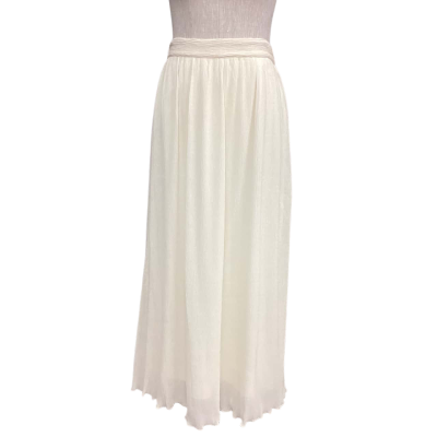 NEW  G.D.S  Size 10 Maxi Skirt Cream 