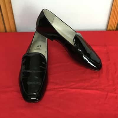 Jane Debster Womens  Size 36B Black Patent "Haven" Loafer