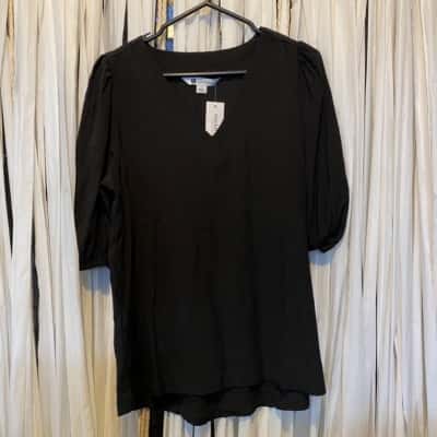 Rockmans Womens  Size 14 Black  