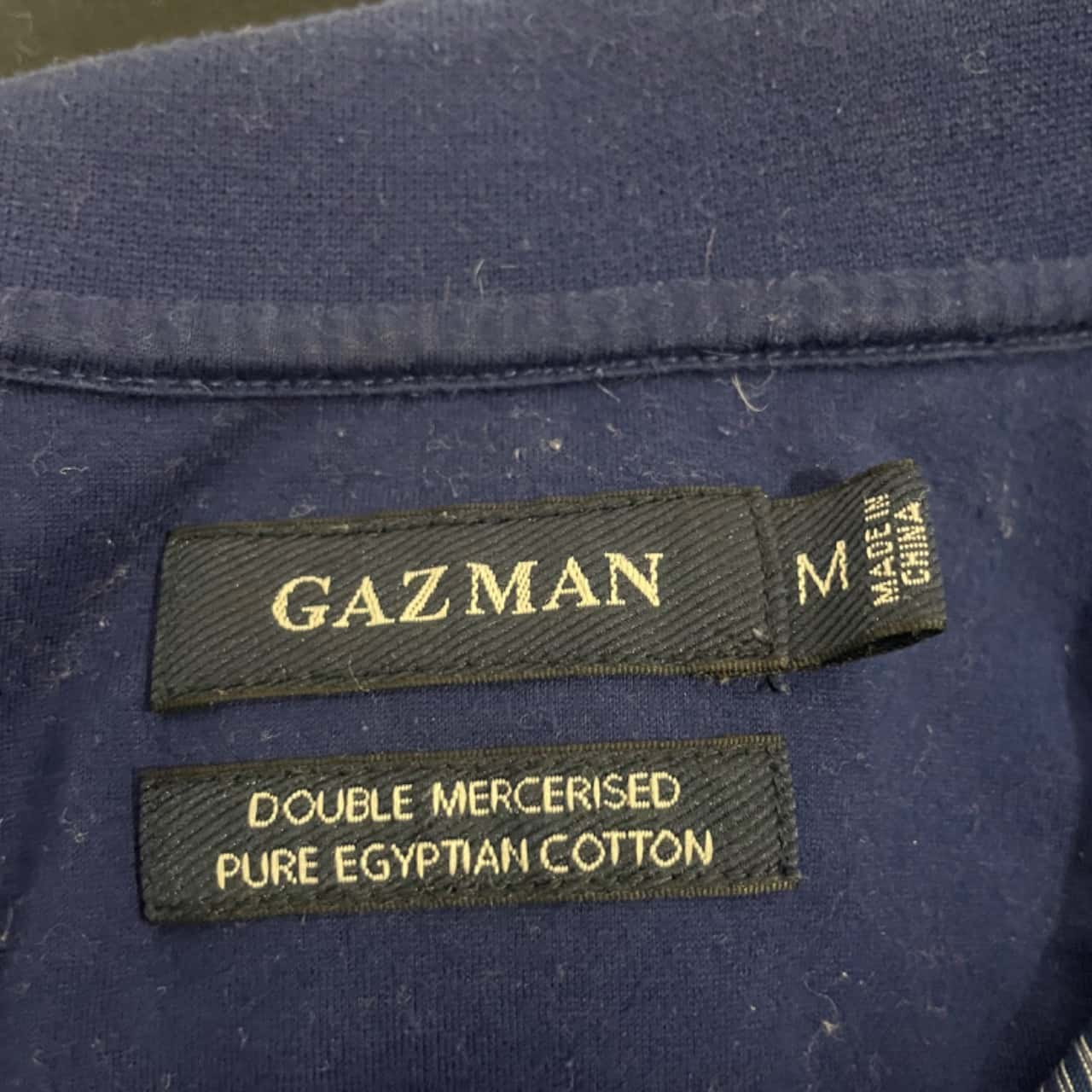 GAZMAN Mens Size M Blue / White
