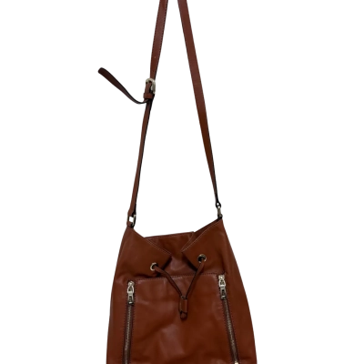 Karen Millen Leather Handbag - Brown 