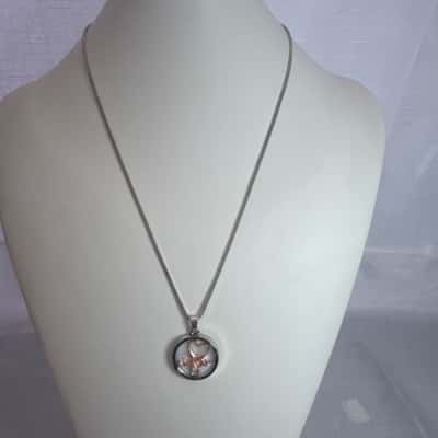  Womens stethoscope memory locket Necklace Stainless steel