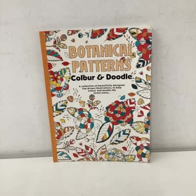 NEW - Botanical Patterns: Colour & Doodle book