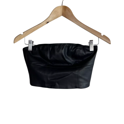 Kookai Womens Strapless Bodice Size 34 Black  