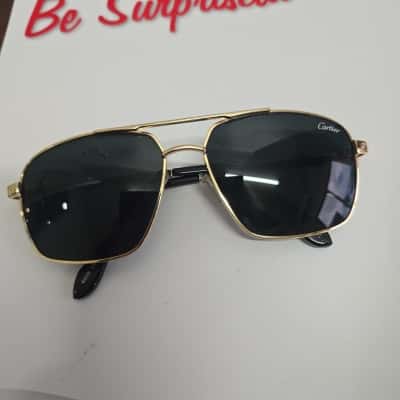  Unisex Gold Tone Sunglasses