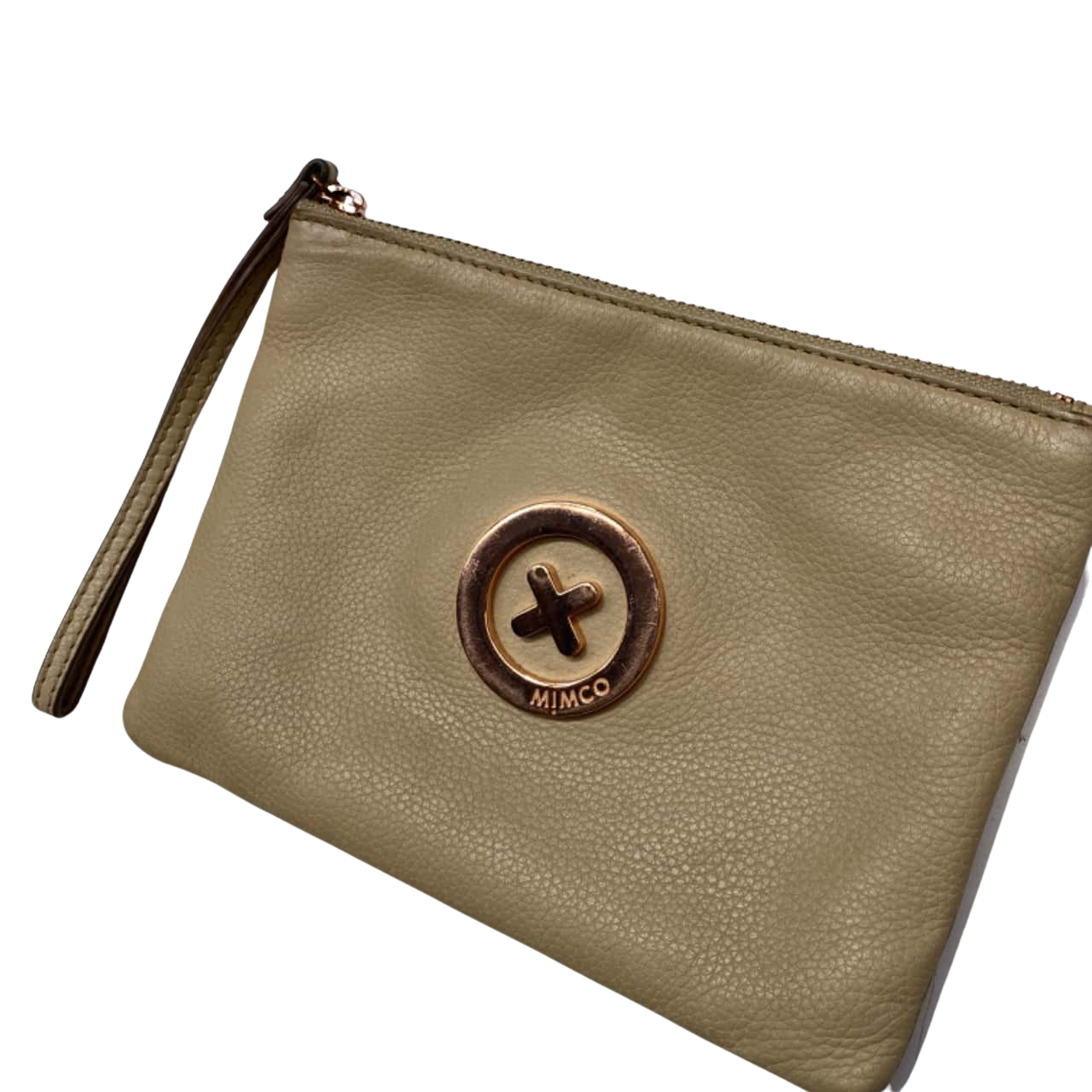 Mimco Women’s Wristlet Clutch Beige and Rose gold(s)