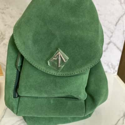 Manu Atelier Womens Backpack Green 