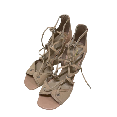Mimco - Womens - Size 38 - Pink Strapped Heels