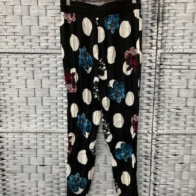 Sass & Bide Womens  Size 10 Casual Pants Black  / Multicoloured 