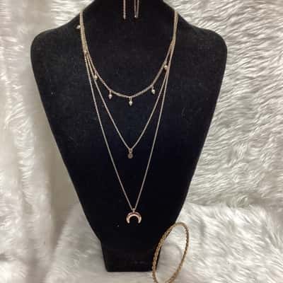  Womens Bangle / Earrings / Necklace Gold / Other 