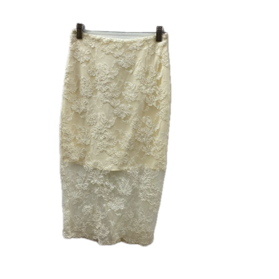 Alannah Hill Womens Skirt Size 8 Cream 