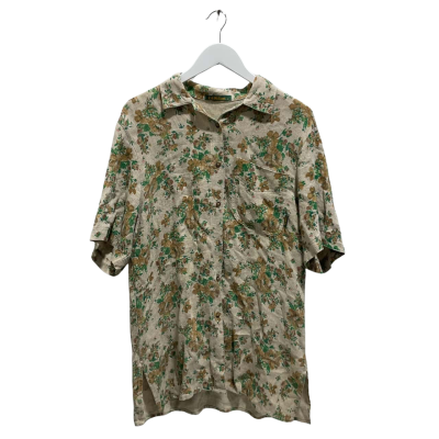 R.M. Williams Men’s Vintage Button Up Shirt / Size 10 / Brown / Green