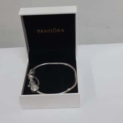 Pandora Silver 925 Bracelet With Charm