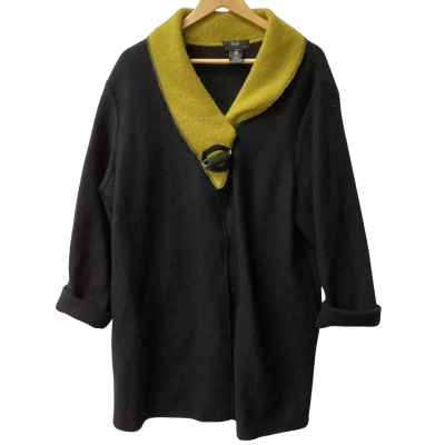  High Style Womens  Size M Swing Coat WOOL HA