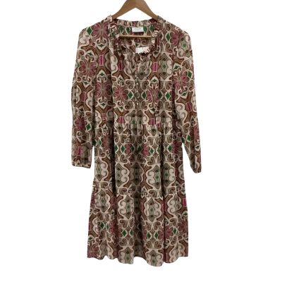 Sussan Womens  Size 12 Midi Dress Multicoloured