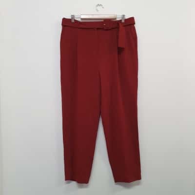 David Lawrence Women's Size 14 Cinda Crepe Pant Walnut - New With Tags