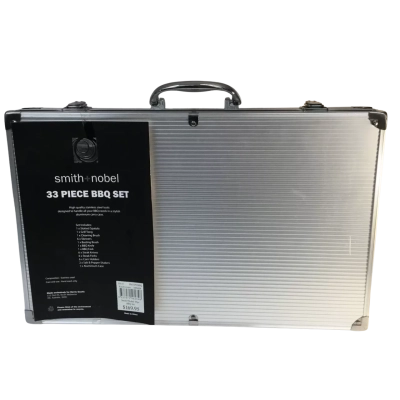 BN Smith & Nobel 33 Piece BBQ Set in Case