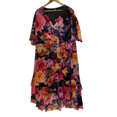 Taking Shape Womens  Size 22 Maxi Dress Floral 