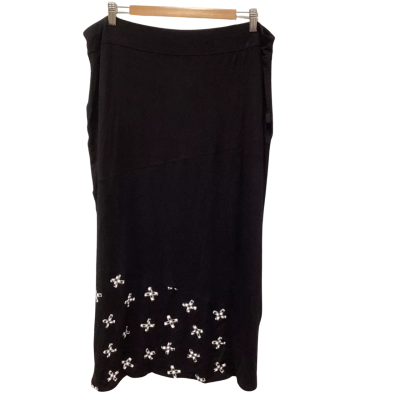 Betty Basics Womens  Size 20 Maxi Skirt Black  