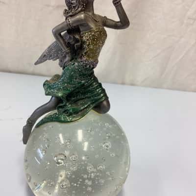 pewter fairy bubble glass