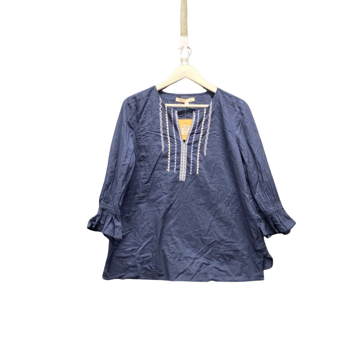 Noni B Womens Size 16 Long Sleeve / Shirts & Blouses Navy Blue / White (s)