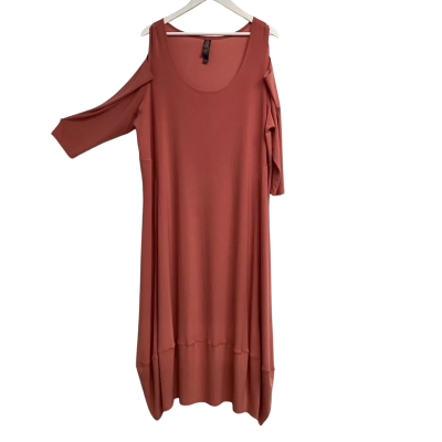 Marla Wynne Cold Shoulder Jersey Maxi Dress Size 18-20