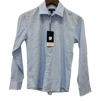 Van Heusen Kids BNWT Long Sleeve Blue Dress Shirt Size 12