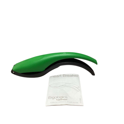 rare Tupperware Heart Breaker Ergologics Nut Cracker, Olive/ Cherry Pitter    Brica 1