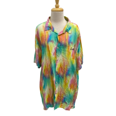 Barney Cools Holiday Short Sleeve Shirt.  Size XL.  New with tags