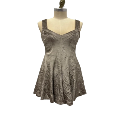 Karen Millen Womens  Size 12 Cocktail Dress Champagne 