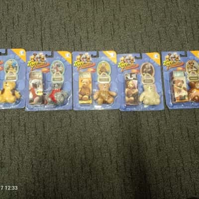 Tiny Teddies  Track stars collectable tins set of 5  