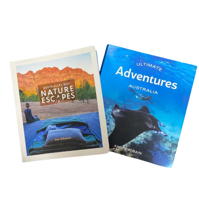 Australian Holidays: Nature Escapes & Ultimate Adventures Books x 2 Bundle