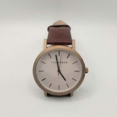The Horse Minimalist Wristwatch - On the Box & Working. The Original Time Teller - Leather Straps.