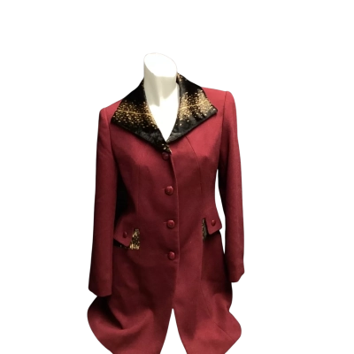 Ke-Sunshine Womens Size S Animal print / Black  / Maroon 