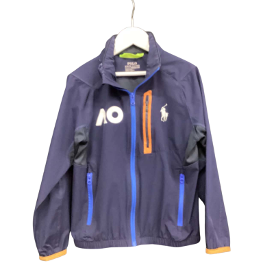 Polo Ralph Lauren Kids Australian Open  Size 8 Jacket Navy Blue 