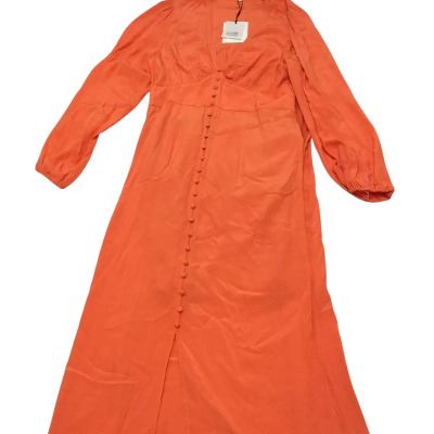 Second Female Size M Long Orange Dress - BNWT