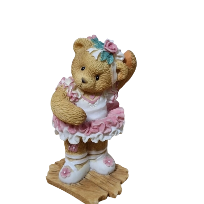 Cherished Teddies' Mindy' Ballerina Figurine