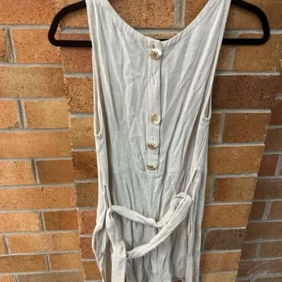 Yours truly Womens  Size 6 Sand colour Playsuit 