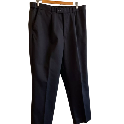 “Savane “Mens  long pants - Size L Navy Blue 