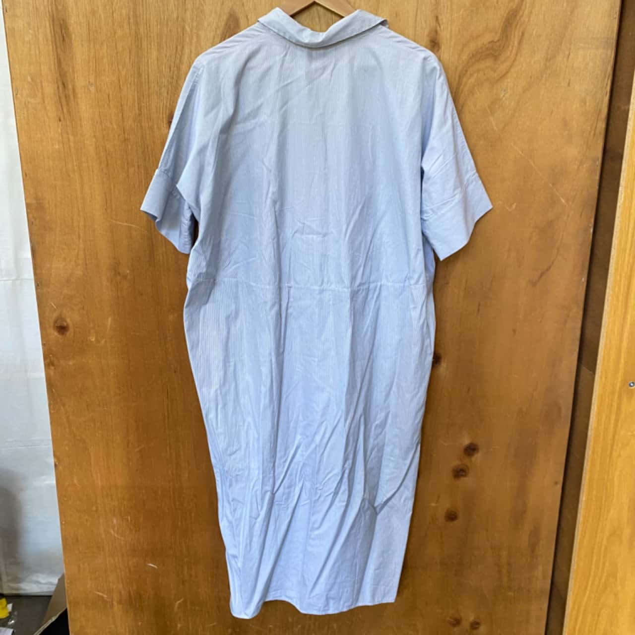 simple linen midi dress Linen Button-Down Midi Dress main image 0
