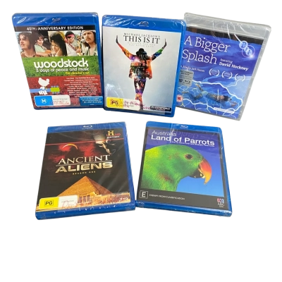 Assorted Documentaries/ Biographies x 5 on Blu-Ray Bundle (Sealed)