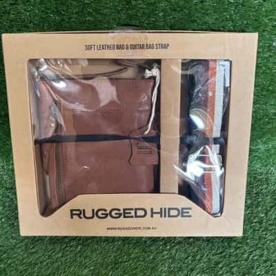 Ruggedhide Soft Leather Bag & Guitar Bag Strap Gift Box 