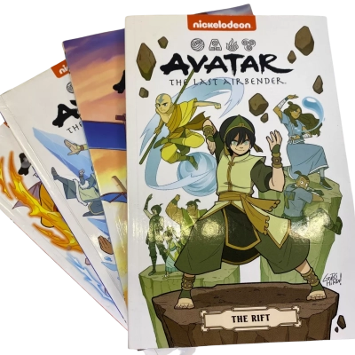 Nickelodeon Avatar Last Airbender Paperback Graphic Novel Set - As Is