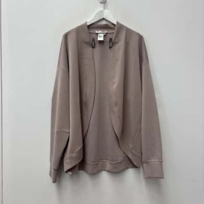 Ell & Voo Womens  Size XL Open Jacket Beige 